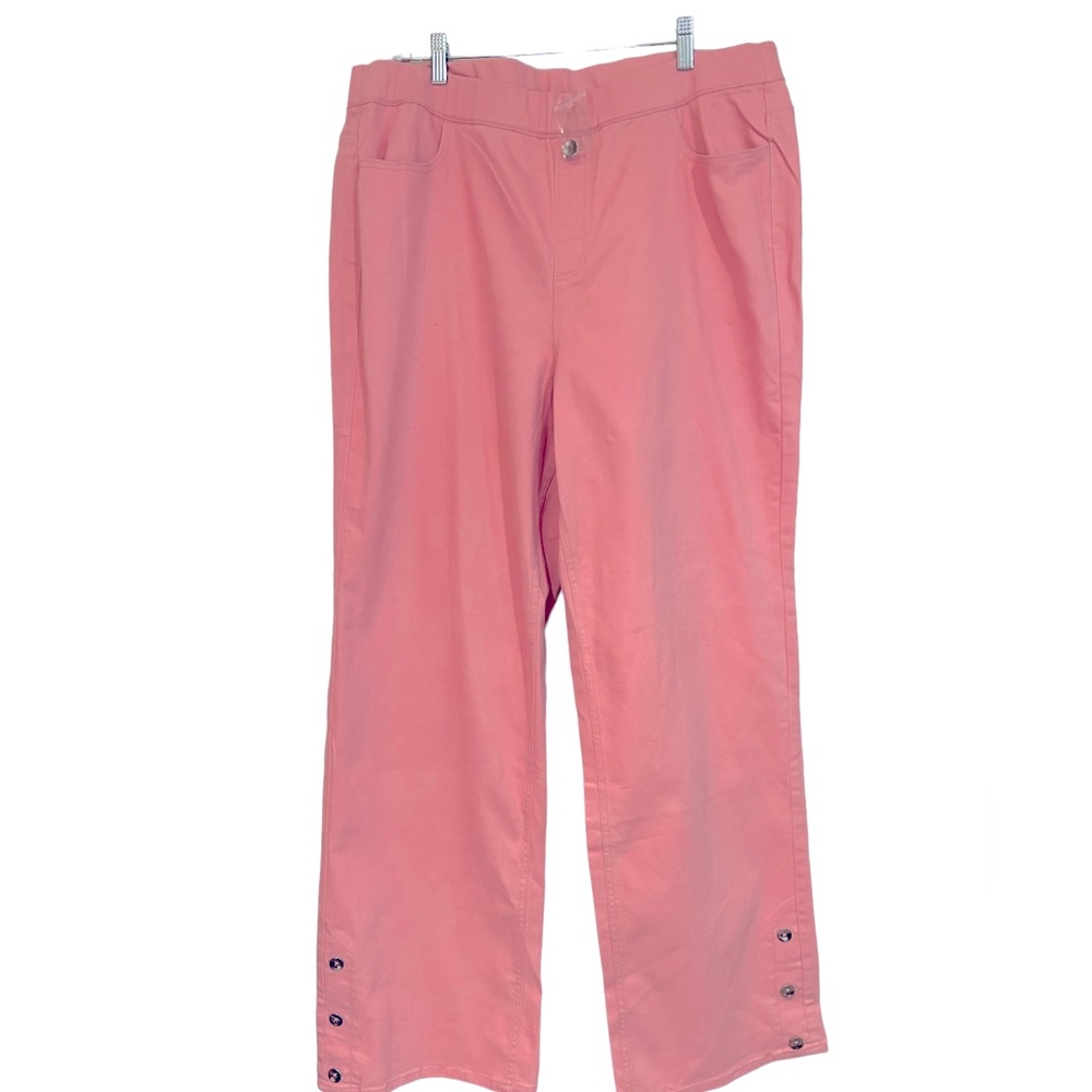 NWT Pink wide leg jeans